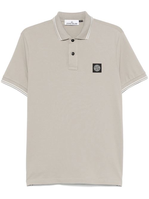 Polo grigia chiara STONE ISLAND | 1522002SCS0018V0061